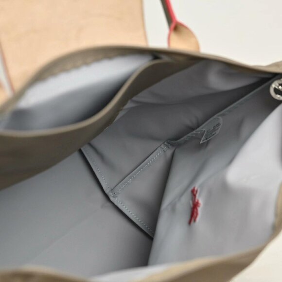 Brand new grey Longchamp medium canvas women's bag - Picture 9 of 9